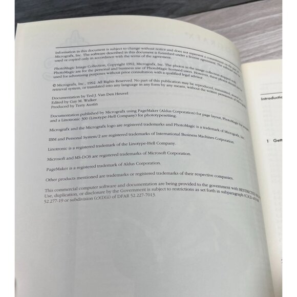 Micrographix Photomagic for Windows Users Guide 1992 Image Editing Reference - Picture 7 of 10